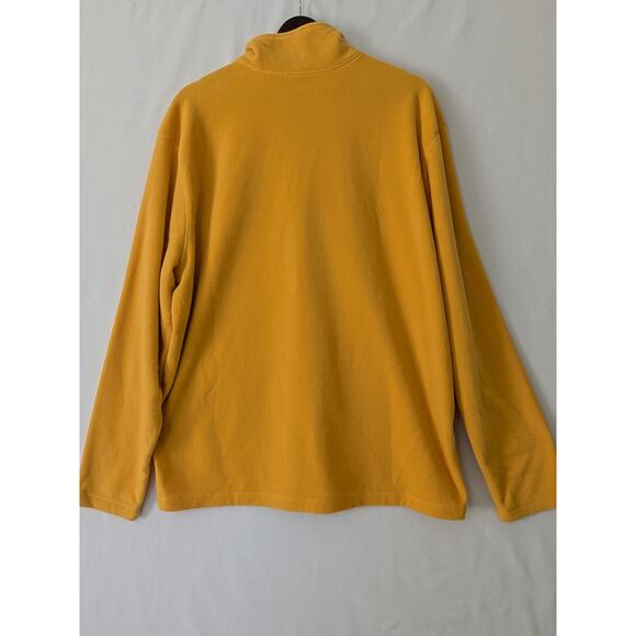 Eddie Bauer Mens Fast Fleece 100 1/4-Zip‎ Pullover Sweater Size XL Marigold New - Picture 4 of 10